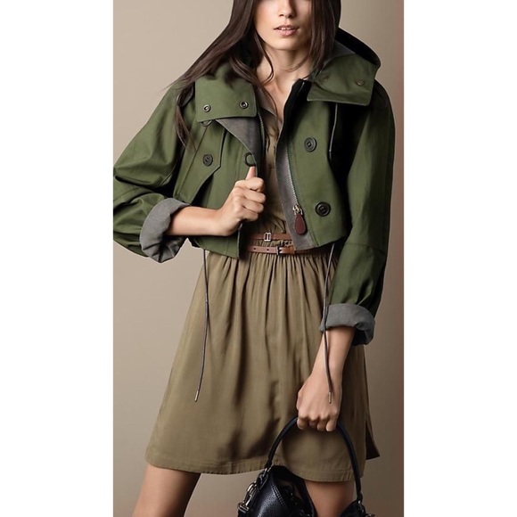 burberry brit military jacket